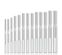 XWTOOL Escariador de máquina HSS H8 1,0-12mm, escariador de Flauta Recta, Herramienta de Corte de fresado de vástago Redondo común, 1 ud. (Size : H8 12mm)