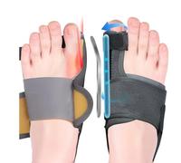 XWUX Corrector de juanetes, 1 par, separador de dedos con 2 férulas para juanetes, corrector de juanetes para mujeres y hombres, para relajar y separar los dedos de los pies, alivio del dolor