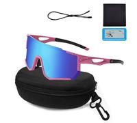 XWUX Gafas deportivas rápidas para hombre y mujer, gafas de ciclismo polarizadas UV400, gafas de ciclismo HD antideslizantes para bicicleta de carreras para MTB, ciclismo, running, golf, esquí, Rave