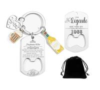 XWXW - Regalo de 60 años para hombre 1966 Porteclef para regalo de cumpleaños de 60 años - Llavero para hombre y mujer - Regalo para papá, mamá, abuela, amiga (60)