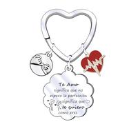 XWXWXW Regalo de San Valentín Llavero Parejas Regalo Pareja Llavero de Parejas y Novios Originales Regalo Aniversario Para Parejas Regalos Para Parejas Originales Regalo Novia Cumpleaños (2)