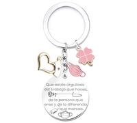 XWXWXW Regalo Enfermera Llavero Regalos para Medicos,Regalos para Medicos Enfermeras Estudiante de Medicina Graduacion Accesorios (1)