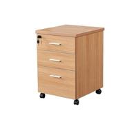 XXAD553TY Ahorro de Espacio Archivador móvil de Madera Piso a Techo, gabinete Corto Almacenamiento Moderno Simple con Cerradura, Tres cajones(A)