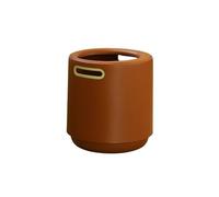 XXAD553TY Ascensores Cestos de basura abiertos doble capa for dormitorio, minimalistas, for oficina Cubo de Basura Cocina(Bruin)