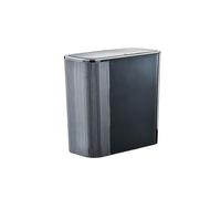 XXAD553TY Ascensores Cubo de basura con tapa a presión: cubo resorte y cierre suave for cocina, baño, hogar oficina Cubo de Basura Cocina(Negro)