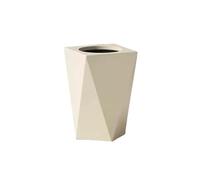 XXAD553TY Ascensores Cubo de basura for baño, cesto metálico con cubo interior extraíble, minimalista for oficina Cubo de Basura Cocina(Blanco)