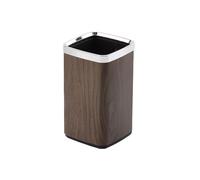 XXAD553TY Ascensores Papelera abierta de estilo retro chino, papelera minimalista for oficina Cubo de Basura Cocina(Bruin)