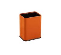 XXAD553TY Ascensores Papelera abierta, papelera de acero inoxidable con bolsa interior, papeleras for baños restaurantes Cubo de Basura Cocina(Orange)
