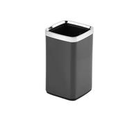 XXAD553TY Ascensores Papelera metálica abierta con cubo extraíble, ideal for espacios reducidos en baños y oficinas Cubo de Basura Cocina(Negro)