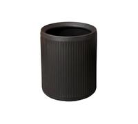 XXAD553TY Ascensores Papelera minimalista de doble capa sin tapa 12 litros for baño, hogar u oficina Cubo de Basura Cocina(Negro)