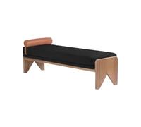 XXAD553TY Banco Acolchado Sofá de Madera, Banco for Cambiar Zapatos, Largo for el Extremo la Cama del hogar(Pequeño)