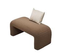 XXAD553TY Banco Acolchado Taburete for Limpiar Zapatos, Puerta de casa, Entrada, Uso, Taburete for Dormitorio, sofá Cama, for Sala Montaje, Banco Paquete Suave(Curry,100cm)