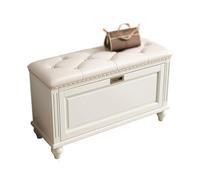 XXAD553TY Banco con Puerta, gabinete de Almacenamiento Zapatos Entrada Estante Oculto, Banco for, Sala Estar, Dormitorio, Blanco Banco Zapatero(68 * 30 * 50cm)