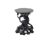 XXAD553TY Base Base de tallado en madera calada for juegos té, jarrón, soporte exhibición, pedestal for decoración del hogar Inicio