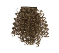 XXAD553TY Flequillo Postizo Pelo Natural Peluca con Flequillo Rizado for Mujeres Negras, Corto, Afro, Rizado, con Flequillo, Uso Diario Flequillo Postizo(Color:197-106)