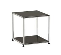 XXAD553TY Mesa Auxiliar Modular for sofá, Mesa de Almacenamiento con empalmes arbitrarios, Mueble Minimalista Moderno for Sala Estar Mesa Auxiliar(Negro,Pequeño)