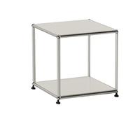XXAD553TY Mesa Auxiliar Modular for sofá, Mesa de Almacenamiento con empalmes arbitrarios, Mueble Minimalista Moderno for Sala Estar Mesa Auxiliar(Blanco,Pequeño)