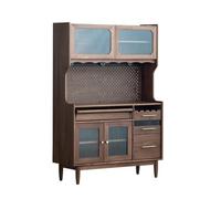 XXAD553TY Pasillo Aparador de Comedor, Mueble Madera Maciza, Barra integrada, Pared for té, for vinos