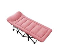 XXAD553TY Portátil Cama Plegable Nap Break, Individual, for Oficina, sillón, for Dormir, marchar, acompañante(Pink)