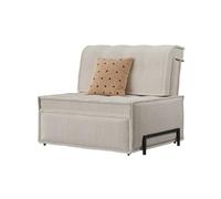 XXAD553TY Práctico Sillón Cama Convertible con Respaldo Ajustable, Ideal for Apartamentos pequeños, Salas de Estar, dormitorios y pasillos(Blanco)