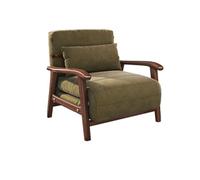 XXAD553TY Práctico Sofá Cama Convertible, sillón Plegable y versátil, de Ocio Ajustable, reclinable for el hogar, la Oficina(Green)
