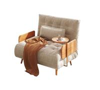 XXAD553TY Práctico Sofá Cama Plegable de Madera, sofá for Sentarse y Dormir con Bandeja Respaldo Ajustable, Silla Convertible Moderna, otomana Multifuncional(79cm)