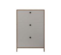 XXAD553TY Recibidor Zapatero abatible, Sencillo, for la Entrada de Puerta(Blanco)