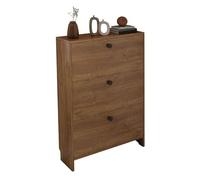 XXAD553TY Recibidor Zapatero abatible, Sencillo, for la Entrada de Puerta(Bruin)