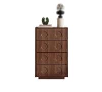XXAD553TY Sala de Estar Cómoda de Madera Vintage con 4 cajones, Mueble con cajones de Almacenamiento for Sala de Estar, Dormitorio y Pasillo(Pequeño)
