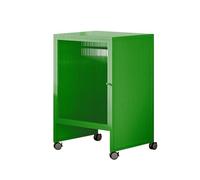XXAD553TY Sala de Estar Estante for Barrer, Base for Sala de Estar, gabinete Almacenamiento Decorativo pequeño con Ruedas universales, Estante for Robot barredor, aparador(Dark Green)