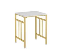 XXAD553TY Sala de Estar Mueble de Almacenamiento Universal for Barrer sofá, Mesa Esquina, Estante, Auxiliar escandinava for Sala Estar(Gold,51x45x60cm)