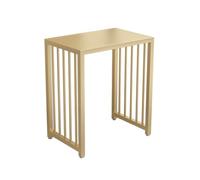 XXAD553TY Sala de Estar Mueble de TV for Sala Estar, Mesa Auxiliar for sofá, Estante for Robot Barrido, Soporte for pecera Hierro, Base for Beber, gabinete Varios Niveles(Gold,40x40x70cm)