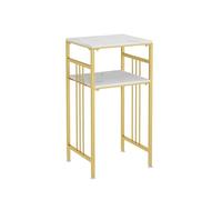 XXAD553TY Sala de Estar Organizador de barredora Universal, Armario Almacenamiento for Sala Estar, aparador, Estante for sofá, Mesa esquinera(Gold,46x50x85cm)