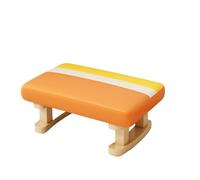 XXAD553TY Taburete bajo for el hogar, Taburete pequeño de Madera Maciza, for Mesa Centro, for Puerta, for Cambiar Zapatos Banco Zapatero(Orange)