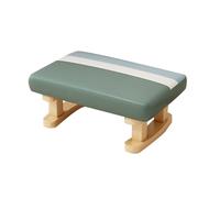 XXAD553TY Taburete bajo for el hogar, Taburete pequeño de Madera Maciza, for Mesa Centro, for Puerta, for Cambiar Zapatos Banco Zapatero(Green)