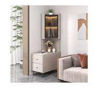 XXAD553TY Versátil Aparador for sofá, Mueble Lateral de Pizarra Lujo, esquinero, Mesa Centro, Sala Estar, Auxiliar for(Left,90x50x165cm)