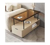 XXAD553TY Versátil Gabinete Lateral for sofá, Mesa de Centro Ligera Lujo, pequeña móvil, gabinete Almacenamiento con Costura, Almacenamiento Simple for Sala Estar(40x90x60cm,D)