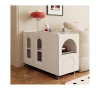 XXAD553TY Versátil Mueble Lateral for sofá móvil, Carrito con, Mueble de Lujo, Ligero, Vintage, Mesa Auxiliar Moderna y Sencilla(Blanco,30cm)