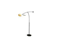 XXAezr Lámpara para Salón de Pie Lámpara de pie Sala de estar Dormitorio Luz ambiental Sombrero Lámpara de pesca Pantalla negra Lámpara de pie vertical (sin fuente de luz) Lámparas de Pie (Color : A)