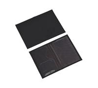 XXCLW Fundas para pasaporte de viaje con impresión de mapa, para mujeres y hombres, funda para pasaporte, soporte para tarjeta de identificación, clip para billete de vuelo, accesorios de viaje, Black