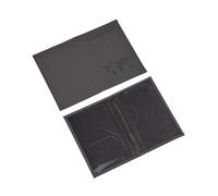 XXCLW Fundas para pasaporte de viaje con impresión de mapa, para mujeres y hombres, funda para pasaporte, soporte para tarjeta de identificación, clip para billete de vuelo, accesorios de viaje, gris