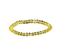 XXCLW Pulsera de cristal de moda con cuentas de piedra brillante elástica para mujer, talla única, Ágata