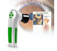 XXDUNQFE Iriscopio USB de alta resolución, cámara de iridología de 12 MP con lente de iris HD 30x y enfoque ajustable, imagen de doble marco congelado e informe de análisis científico, control de