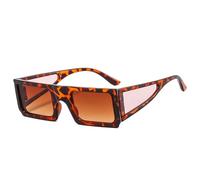 XXGJOALD Gafas de sol rectangulares 2025 para mujer, hombre, marco de PC, vintage, fiesta, playa, sol, UV400, C6., talla única