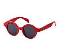 XXGJOALD Nuevas gafas de sol 2025 pequeñas redondas rojas gafas de sol mujeres hombres vintage retro círculo marco gafas sol sombras, C3, talla única