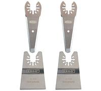 XXGO XG4201U - Juego de 4 cuchillas oscilantes para raspar, cortar y quitar pintura, calafateo adhesivo