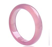 XXHNBF Pulsera de Mujer, Pulsera de Jade for Mujer, Pulsera de Jade Verde, Pulsera de Jade Hibisco de Hielo Natural, Pulsera de Jade ágata,(58mm)