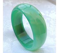 XXHNBF Pulsera de Mujer, Pulsera de Jade Verde, Pulsera China, Pulsera de calcedonia de Cristal Natural 5A, Pulsera de ágata Verde con Caja,