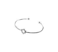 XXHNBF Pulsera de Mujer, Pulsera de Plata de Ley 925 for Mujer, Ajustable, Abierta, con Estrella de David, Exquisita Pulsera de Moda for Mujer, Plata de Ley
