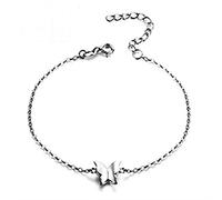 XXHNBF Pulsera de Mujer, Pulsera de Plata de Ley 925 for Mujer, Pulsera de Mariposa de Moda, Exquisita Pulsera for Mujer, joyería de Plata de Ley, Regalo